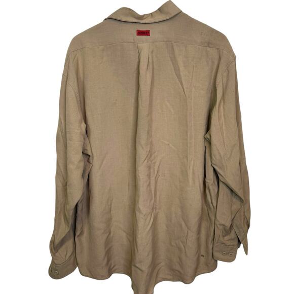 Bulwark Protective Apparel Tan Size XXL Button Up Nomex FR Shirt - Picture 4 of 8